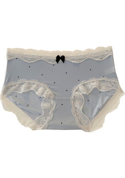 Genç Kızlar Için Fransız Retro Tarzı Dantel Detaylı Buz Ipeği Külot, Saf Pamuklu Ağ, Fiyonk, Puantiyeli Külot (4'lü Paket, Karışık Renkler) (Yurt Dışından) fiyatları