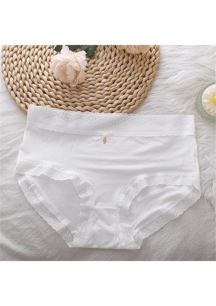 Düz Renk, Saf ve Çekici Üçgen Külot, Ipeksi Pürüzsüz ve Rahat, Orta Belli Kadın Iç Çamaşırı (5'li Paket, Karışık Renkler) (Yurt Dışından) modelleri