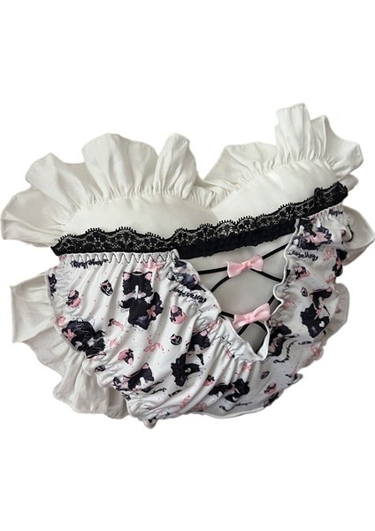 Yeni Sonbahar/kış Sevimli Inek ve Kedi Tasarımı, Ince Oyuk Tasarım, Çapraz Kurdele Tasarımı, Rahat Kadın Külotu (3 Parça) (Yurt Dışından) fiyatları