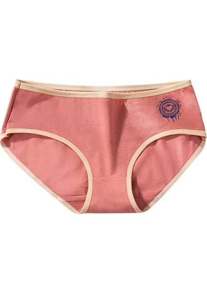 Kız Baskılı Kalp Şeklinde Kombinasyon Kadın Iç Çamaşırı, Saf Pamuk, Orta Bel, Büyük Beden (6 Parçalı Karışık Renk Paketi) (Yurt Dışından) fiyatları