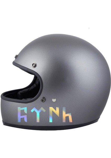 Hologramlı JanJanlı Göktürkçe Türk Yazısı Sticker - Araba Oto Motosiklet Karavan Sticker - 00348 indirimleri