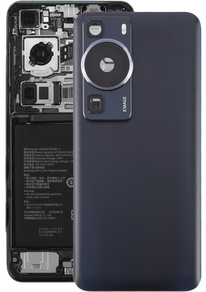 Huawei P60 Kamera Lens Kapağı ile Arka Kapak Için (Yurt Dışından)