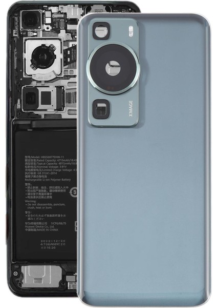 Huawei P60 Kamera Lens Kapağı ile Arka Kapak Için (Yurt Dışından)