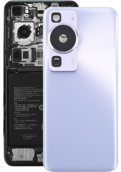 Huawei P60 Kamera Lens Kapağı ile Arka Kapak Için (Yurt Dışından)