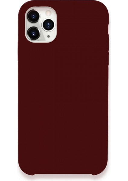 iPhone 11 Pro Kılıf Lansman Legant Silikon - Bordo