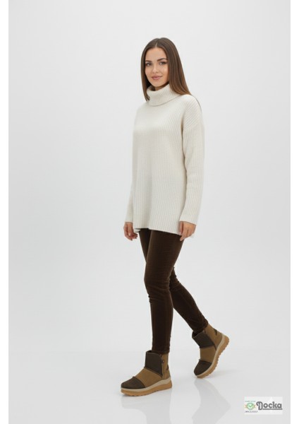 Mammimia Kadın Hakiki Deri Ortopedik Fermuarlı Düz Kalın Taban Spor Günlük Bot M26/KB4090 modelleri