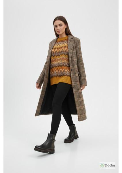 Mammimia Kadın Leopar Desenli Hakiki Deri Ortopedik Fermuarlı Düz Kalın Taban Günlük Bot M26/KB4240 modelleri