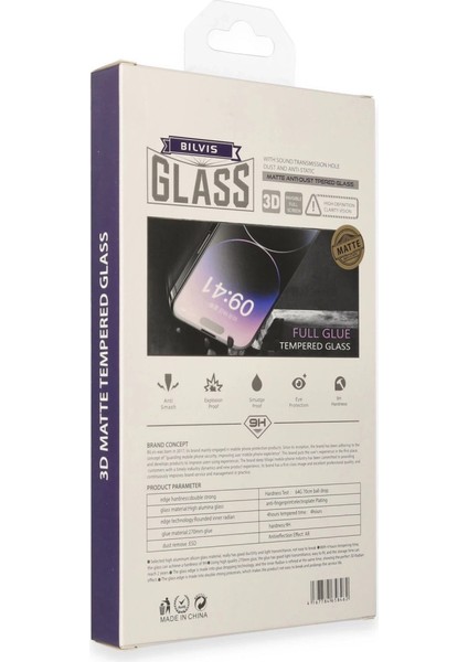 Iphone 15 Pro Bilvis 3D Mat Cam Ekran Koruyucu fiyatları