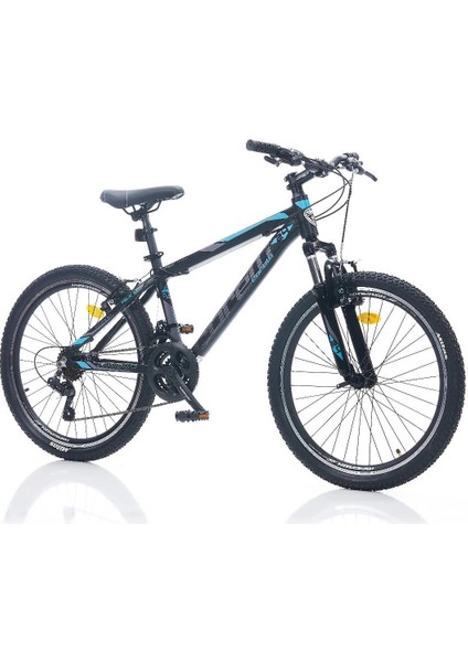 Corelli Felix 3.2 Erkek Dağ Bisikleti 305H V 24 Jant 21 Vites Siyah Mavi Turkuaz