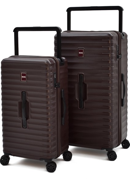 Ground 2'li Valiz Seti Büyük Boy - Orta Boy 2'li Set Valiz Cannella 10736