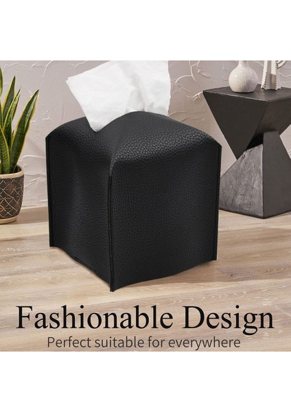 Doku Kutusu Kapağı Tutucu Kare Pu Deri Yüz Dokusu Kutusu Rulo Kağıt Dağıtıcı Banyo Giyinme Masası-Beyaz (Yurt Dışından) indirimleri