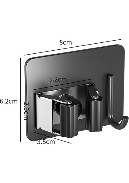 5 Adet Süpürge ve Paspas Tutucusu, Paslanmaz Çelik Süpürge Depolama Tutucu, Kendi Kendine Yapışkan Kayma Önleyici Süpürge Tutucu Duvar Montajı (Yurt Dışından) fiyatları