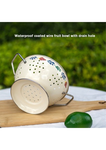 Metal Tel Meyve Kase Çanak Şeker Sepeti Tutucu Meyve Sepeti Drenaj Kevneli Sebze Süzgeç Plakası A (Yurt Dışından) fiyatları