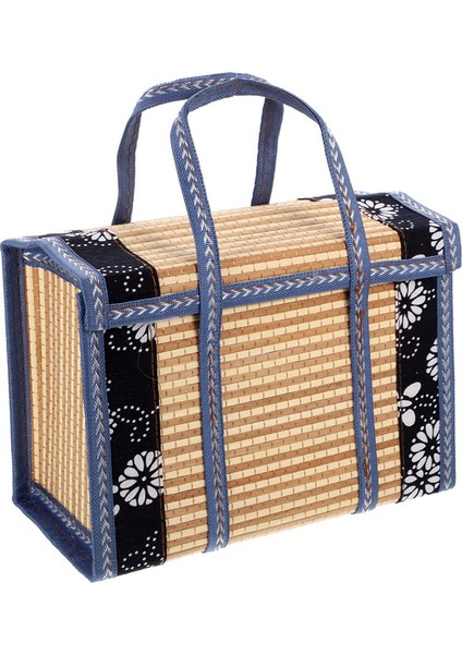 Hediye Sepeti Hediye Sepeti Bambu Piknik Sepeti El Dokuma Piknik Sepet Depolama Sepeti Organizasyonu Açık Hava (Yurt Dışından)