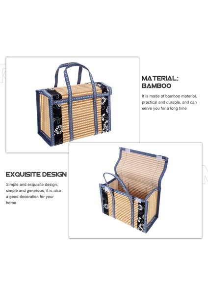 Hediye Sepeti Hediye Sepeti Bambu Piknik Sepeti El Dokuma Piknik Sepet Depolama Sepeti Organizasyonu Açık Hava (Yurt Dışından) fırsatları