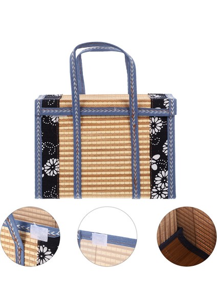 Hediye Sepeti Hediye Sepeti Bambu Piknik Sepeti El Dokuma Piknik Sepet Depolama Sepeti Organizasyonu Açık Hava (Yurt Dışından) indirimleri