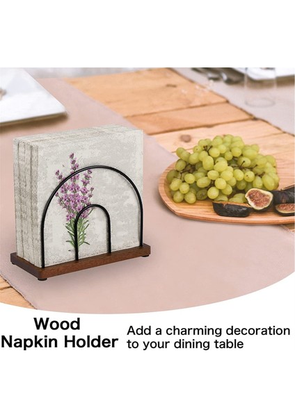 Masa Için Peçete Sahibi, Çiftlik Evi Dikey Peçete Sahibi Tezgah Piknik Yemek Masası Mutfak Aksesuarları (Yurt Dışından) modelleri