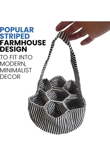 Yumurta Toplamak Için Mini Kumaş Yumurta Sepeti - 1 Adet Yumurta Toplama Sepeti Tavuk, Ördek ve Bıldırcın Yumurtası Için 7 Torba ile (Yurt Dışından) indirimleri