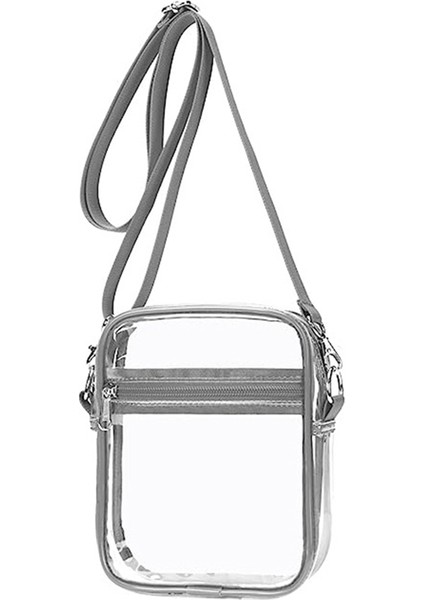 Clear Bag Stadyumu Onaylı, Açık Omuz Kayışı ile Açık Omuz Kayışı ile Açık Omuz Kayışı, Gri (Yurt Dışından)