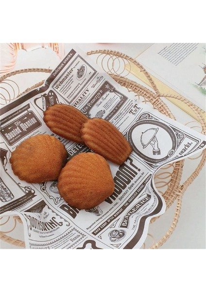 200PCS Ingilizce Gazete Yağlı Kağıt Atıştırmalık Kağıt Yağ-Absorban Kağıt Patates Kızartması Sandviç Sarma Kağıdı, Beyaz (Yurt Dışından) modelleri