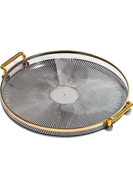 Lüks Servis Tepsisi, Kulplarla Kozmetik Parfüm Makyaj Ekranı Çok Fonksiyonlu Dekoratif Dekoratif Tepsi, Mücevher Tepsisi C (Yurt Dışından)