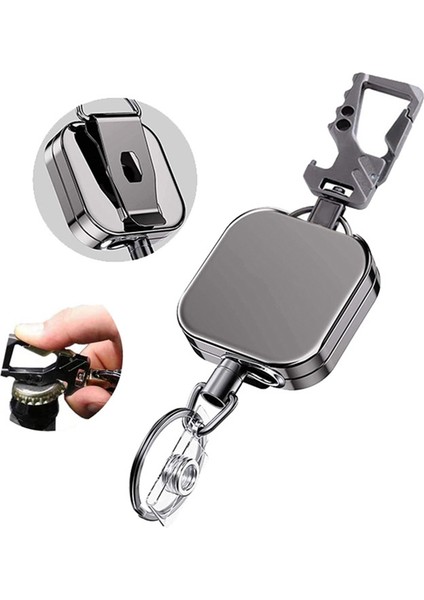 Office Lanyard Klip Anahtarlık Adı Etiket Tutucu Keying Kimliği Kart Anahtar Halka Kablosu Makarası Geri Çekme Anahtar Geri Tepme Rozeti (Yurt Dışından) modelleri