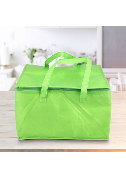 Katlanabilir Büyük Soğutucu Torba Taşınabilir Gıda Kek Yalıtımlı Torba Alüminyum Folyo Termal Kutu Su Geçirmez Buz Paketi Öğle Yemeği Kutusu Dağıtım Çantası Yeşil (Yurt Dışından) fiyatları
