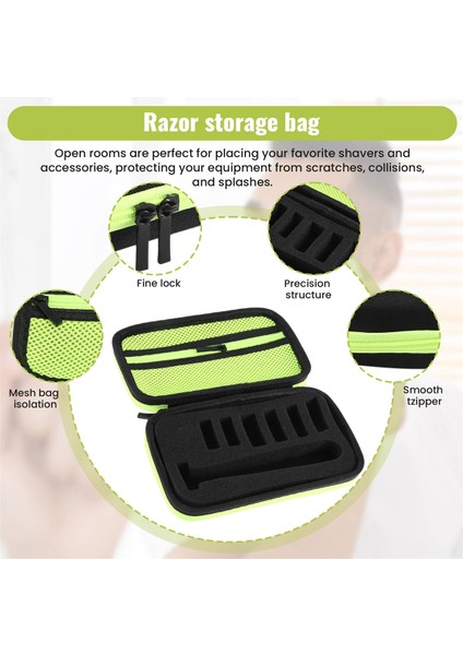 Philips Için Elektrik Döşeme Tıraş Alınan Taşıma Çantası Oneblade Electric Düzeltici Tıraş Alın Ortak, Philips Için Yedek Bıçaklar Oneblade Hibrid QP2520/2530 (Yurt Dışından) indirimleri