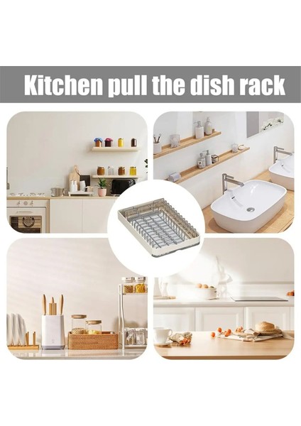 Mutfak Dolabı Organizatörü Çekin Bulaşık Rafını Drenaj Tahtası Çekmece Organizatörü ile Mutfak Oturma Odası B Için (Yurt Dışından) fırsatları