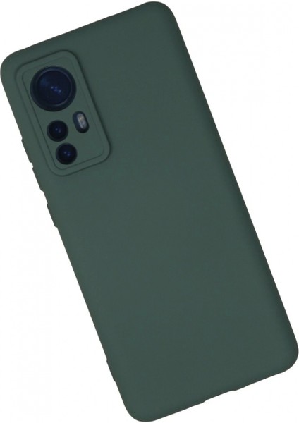 Ieg Xiaomi Mi 12 Kılıf Nano Içi Kadife Silikon - Koyu Yeşil fiyatları