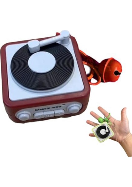 Mini Retro Teyp Kayıt Noktası Anahtar Kayıt Taşınabilir Keyhain Retro Teyp Çiftinin Hediyesi Anahtar Keychain Mini Kayıtlanabilir Turuncu (Yurt Dışından) modelleri