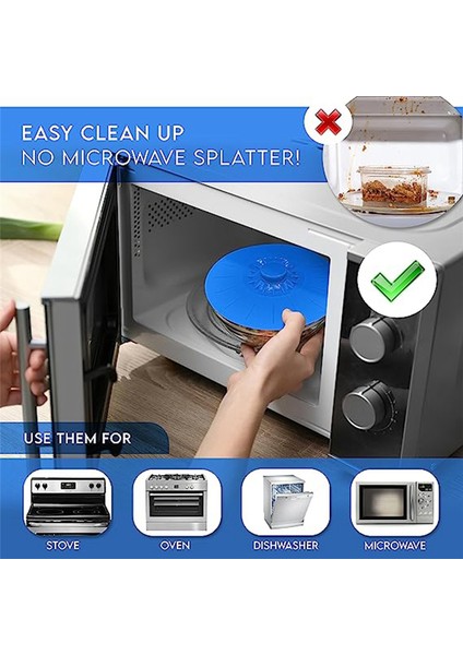 Silikon Kase Kapakları Kaseler Için Yeniden Kullanılabilir Conta Kapakları, Saksılar Doğal Kavrama, Kolay Kullanım ve Depolama (Yurt Dışından) fiyatları