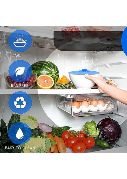 Silikon Kase Kapakları Kaseler Için Yeniden Kullanılabilir Conta Kapakları, Saksılar Doğal Kavrama, Kolay Kullanım ve Depolama (Yurt Dışından) indirimleri