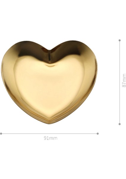 Renkli Paslanmaz Çelik Depolama Ayna Tepsisi Kalp Şekli Meyve Plaka Küçük Ürünler Takı Ekran Tepsisi Tatlı Çanak Dekor (Yurt Dışından) modelleri