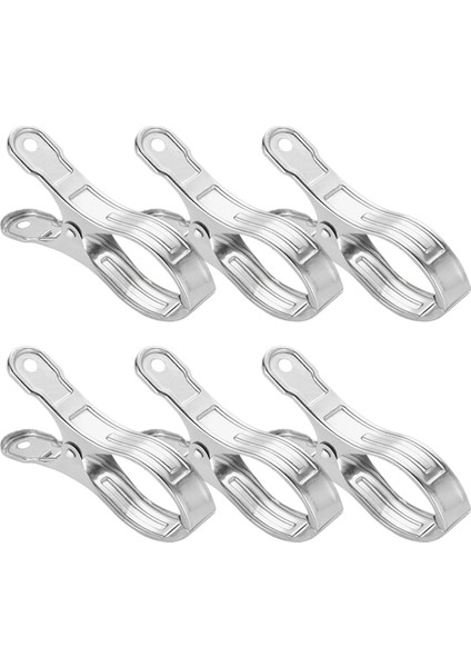 6pcs Metal Mandal, Satır Kapak Klipsleri Paslanmaz Çelik Havuz Havlu Klipsleri, Plaj Havluları Için Sandalye Klipsleri, Bahçe Klipsleri (Yurt Dışından) fiyatları