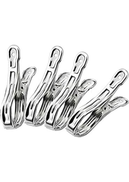 6pcs Metal Mandal, Satır Kapak Klipsleri Paslanmaz Çelik Havuz Havlu Klipsleri, Plaj Havluları Için Sandalye Klipsleri, Bahçe Klipsleri (Yurt Dışından) indirimleri