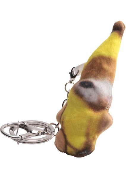 Ss-Crying Banana Kedi, Anahtar Zincirli Peluş Kolye Sevimli Muz Kedisi Doll Ses Çantası Komik Kolye Çocuk Sınıf Arkadaşı Hediyeler (Yurt Dışından) fırsatları