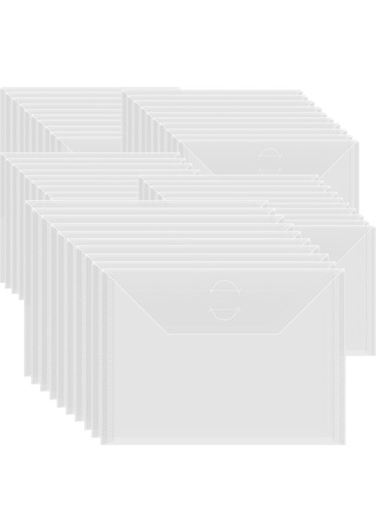 50PCS 7X5IN Depolama Zarfları, Yeniden Kapatılabilir Plastik Zarflar Cepler Temiz Damga, Kalıp Kesimleri, Karalama Defteri Kağıdı Için Saklama Torbası (Yurt Dışından)