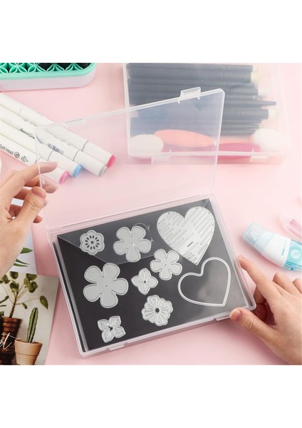 50PCS 7X5IN Depolama Zarfları, Yeniden Kapatılabilir Plastik Zarflar Cepler Temiz Damga, Kalıp Kesimleri, Karalama Defteri Kağıdı Için Saklama Torbası (Yurt Dışından) fiyatları