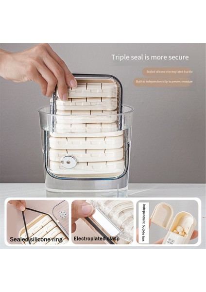 Tıp Tutucu Seyahat Hapı Organizatörü, 21 Bölme Taşınabilir Hap Kasası, Vitaminleri Tutmak Için Günlük Hap Kutusu (Yurt Dışından) modelleri