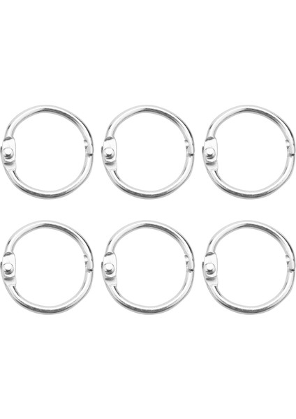 100PCS 25MM Gevşek Yaprak Bağlayıcı Halkalar Anahtar Yüzük Halkaları Halkalar/albüm/craft Için Binder Halkalar (Yurt Dışından) fiyatları