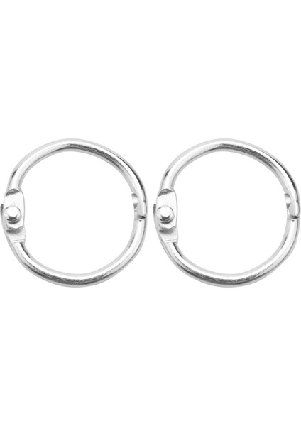 100PCS 25MM Gevşek Yaprak Bağlayıcı Halkalar Anahtar Yüzük Halkaları Halkalar/albüm/craft Için Binder Halkalar (Yurt Dışından) fırsatları