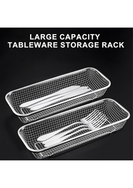 Mutfak Eşyaları Kurutma Rafı 2 Paket Paslanmaz Çelik Kaplar Tutucu Kompakt Bulaşık Raf Çubukları Kaşık Drenaj Sepeti Organizatör (Yurt Dışından) indirimleri