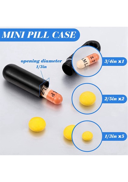 Taşınabilir Ilaç Şişesi Paslanmaz Çelik Ilaç Şişesi Anahtarlık Kutusu Konteyner Su Geçirmez Ilaç Kutusu Anahtarlık, Gümüş (Yurt Dışından) indirimleri