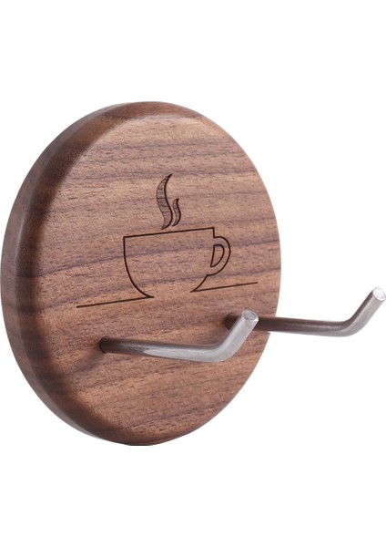 Espresso Portafilter Duvar Rafı Ceviz Duvarı Montajlı Kancalar 51/54/58MM Portafilter Için Uygun Paslanmaz Çelik Kancalar (Yurt Dışından) fiyatları