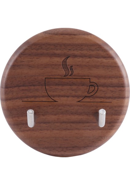 Espresso Portafilter Duvar Rafı Ceviz Duvarı Montajlı Kancalar 51/54/58MM Portafilter Için Uygun Paslanmaz Çelik Kancalar (Yurt Dışından) fırsatları