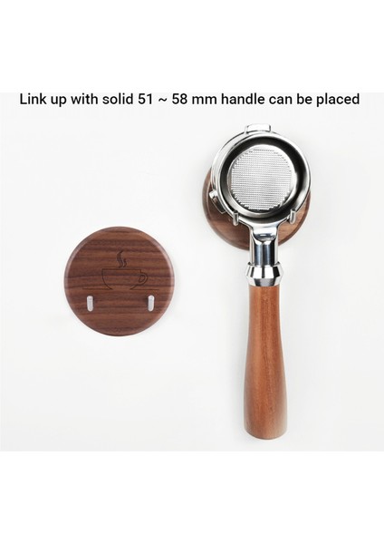 Espresso Portafilter Duvar Rafı Ceviz Duvarı Montajlı Kancalar 51/54/58MM Portafilter Için Uygun Paslanmaz Çelik Kancalar (Yurt Dışından) indirimleri