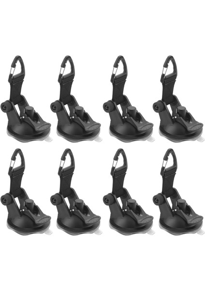 8pcs Vantuz Çapası, Kanca Bağı, Kamp Muşambası Olarak Araba Tarafı Tente, Havuz Muşamba Çadırları Evrensel Olarak Sabitleme (Yurt Dışından)
