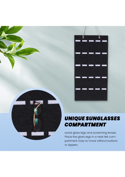 Gözlük Organizatör Güneş Gözlüğü Organizatör Depolama Asma Çanta Güneş Gözlüğü Gözlükler Gösteri Tutucu Duvar Monte Gözlük Tutucu L (Yurt Dışından) fiyatları