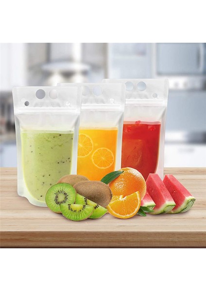 100 Pcs Yetişkinler Için Ayrı Ayrı Sarılmış 100 Pipet ile Yeniden Kullanılabilir Içecek Torbaları Tek Kullanımlık Olan Açık Içecek Çantaları (Yurt Dışından) fiyatları